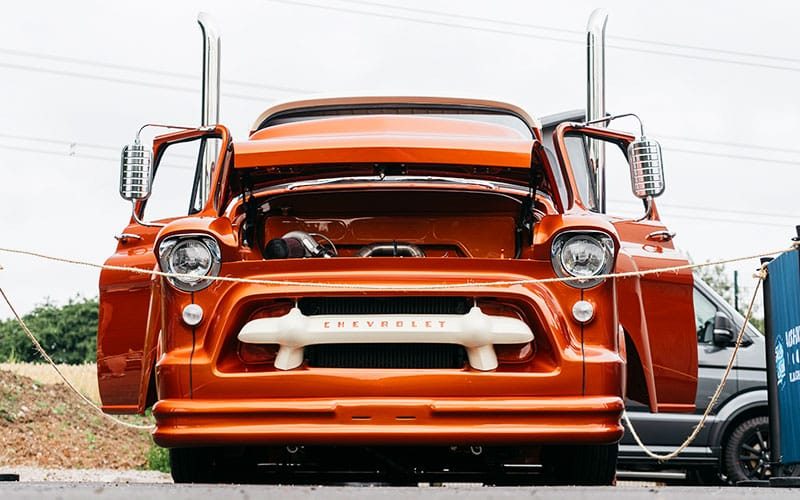 Chevy 55 COE for sale front end